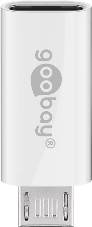 

Adapter Micro-USB/USB-C Usb Otg Hi-Speed biały