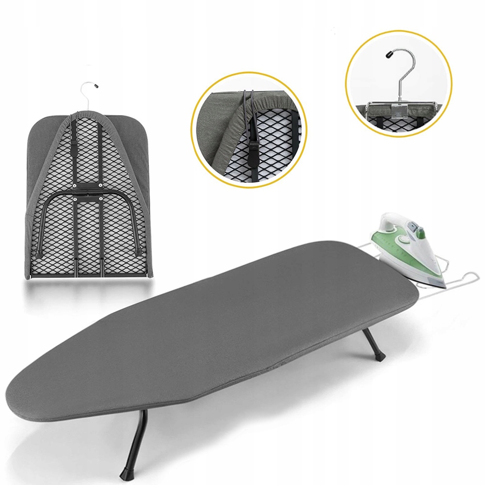 Levně Skládací Žehlicí Prkno Pro Zabudování s loketní opěrkou, přenosné