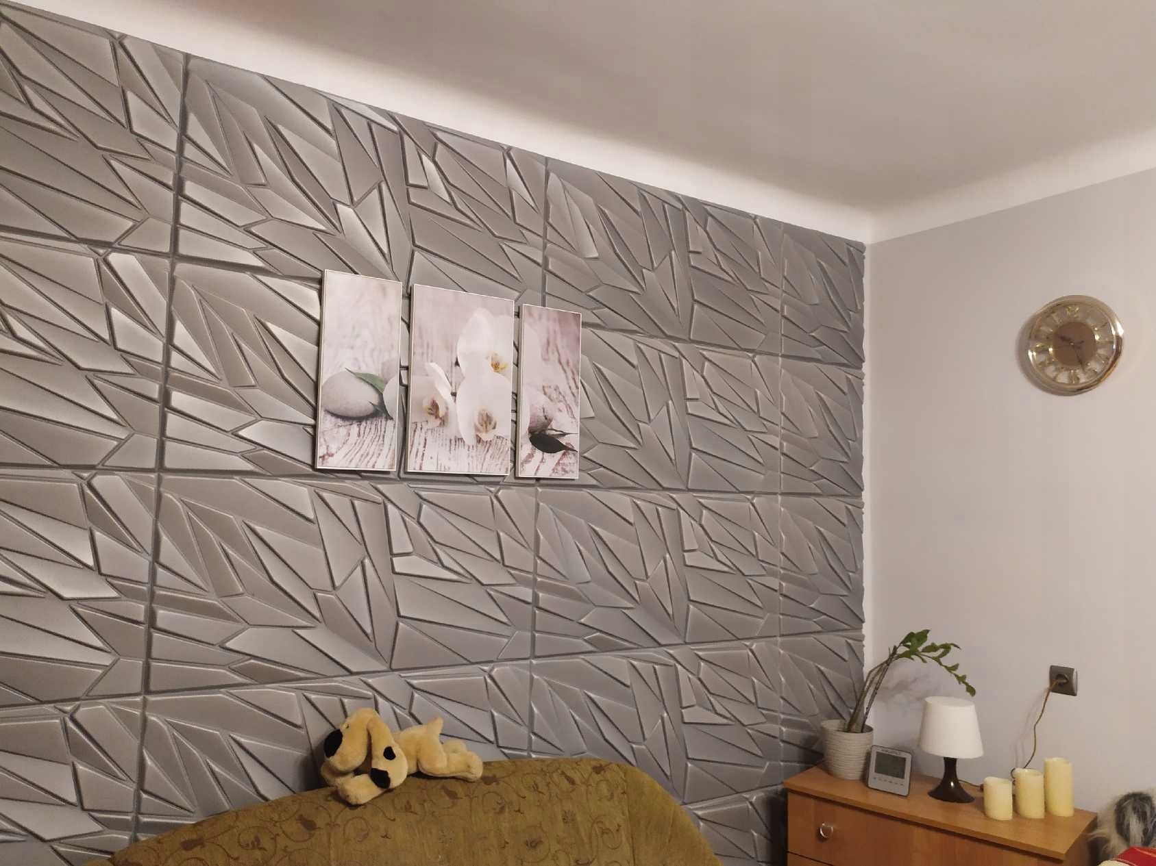 Kasetony na Sufit 3D ROCK Panele Ścienne 0,5m2 Materiał tworzywo sztuczne