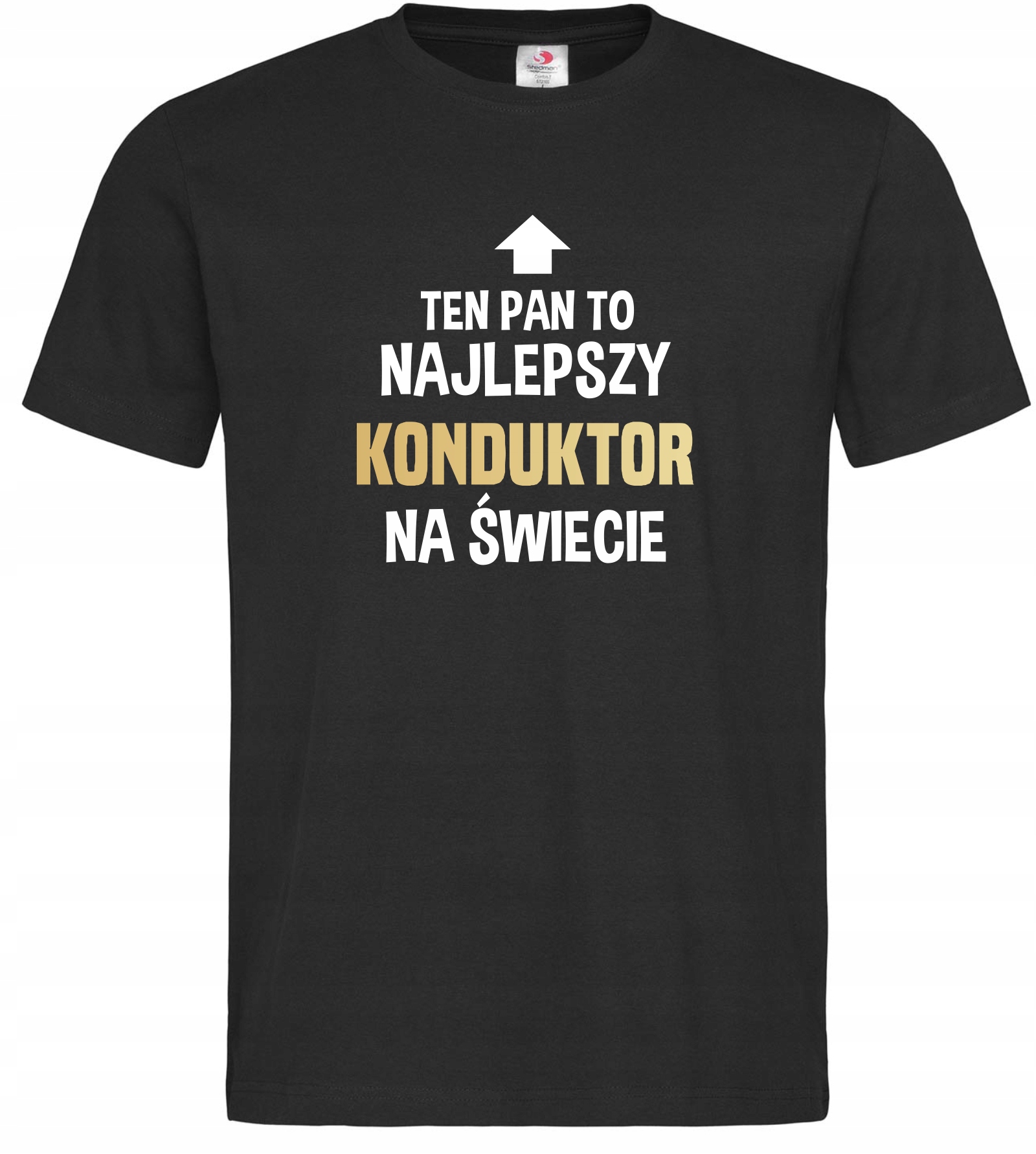 

koszulka Najlepszy Konduktor z nadrukiem zabawna M