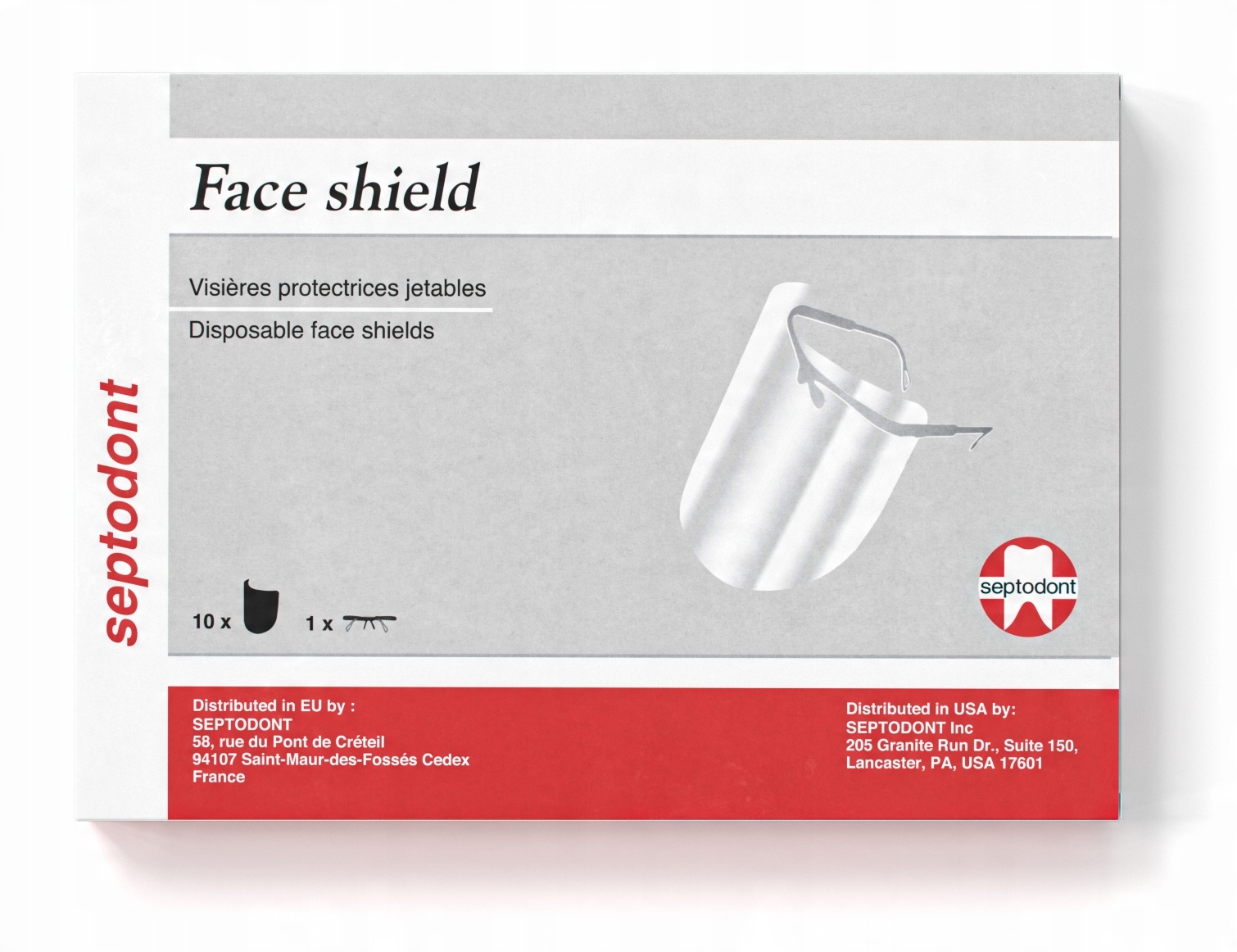 

Przyłbica okularowa Face Shield +10 folii