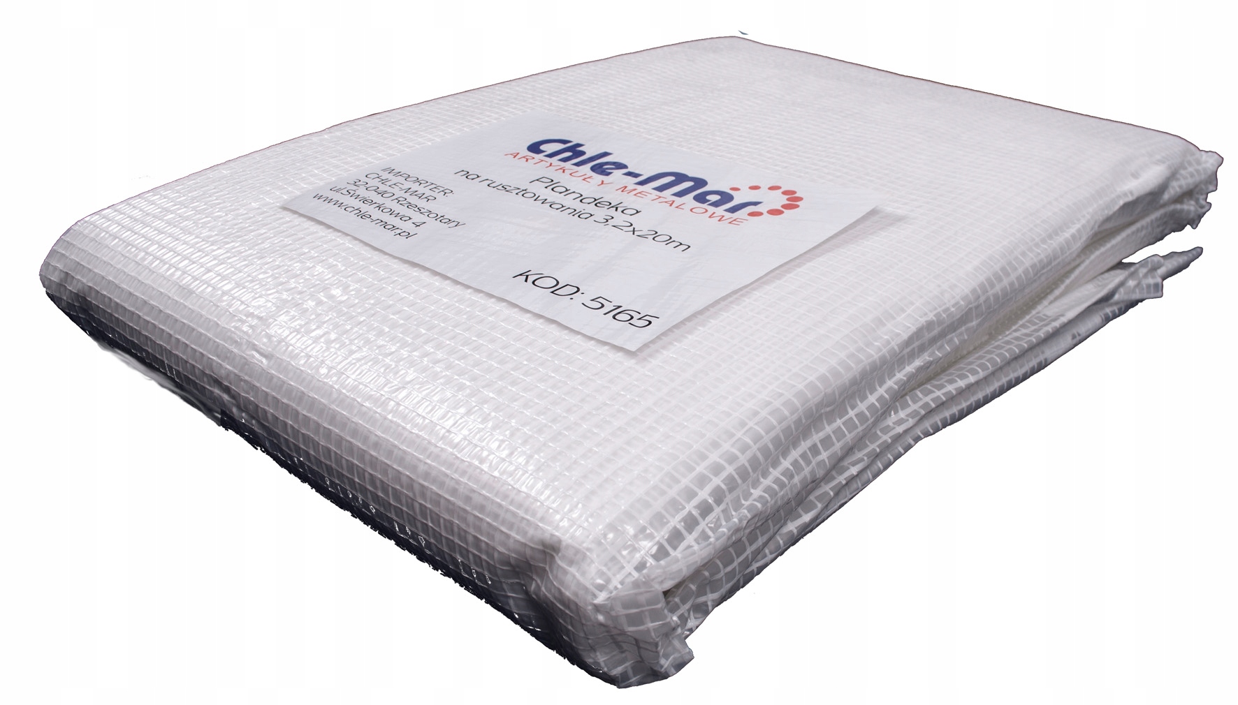 

Plandeka na rusztowania 5x10m -gramatura 150g/m2