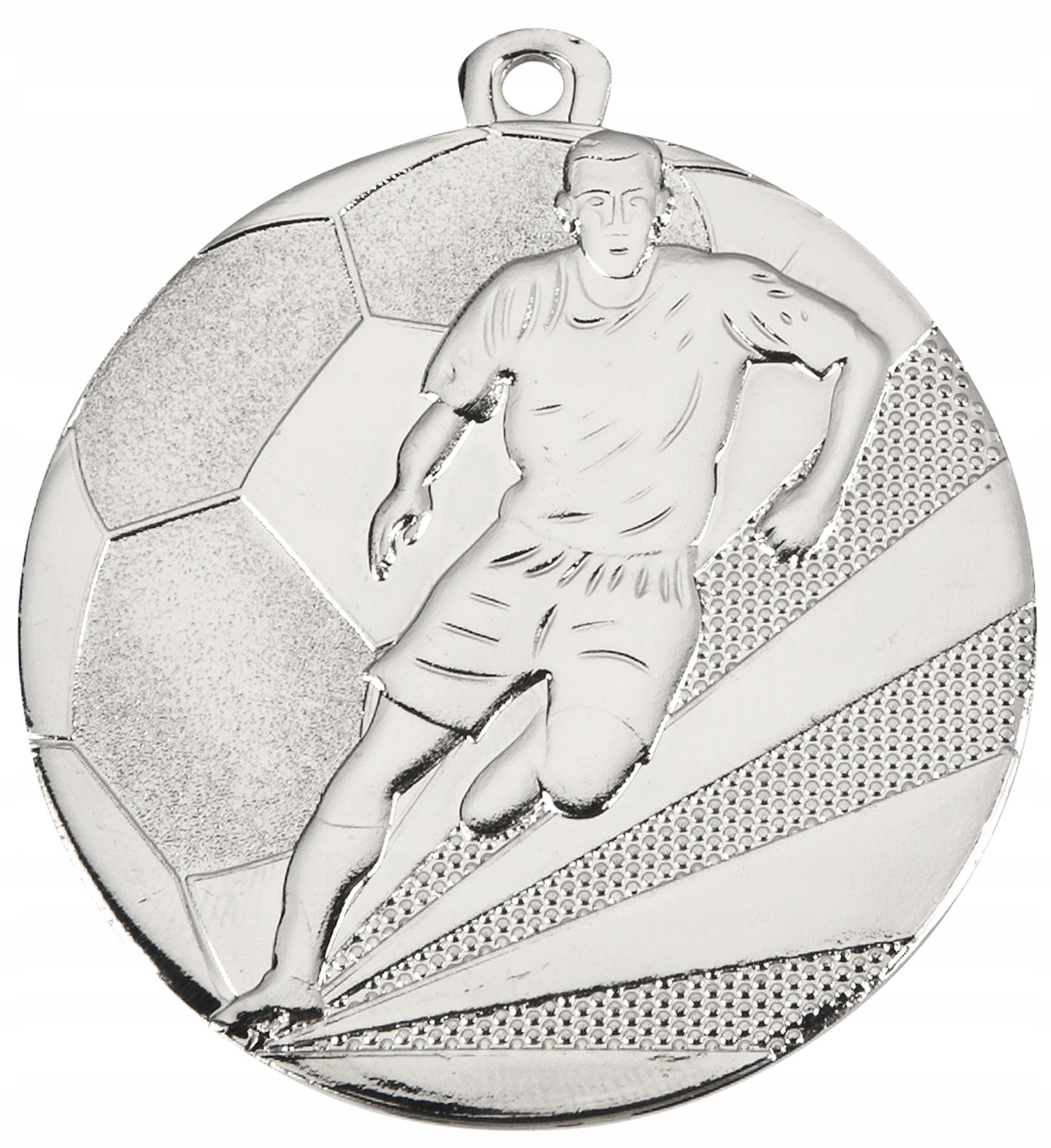 

Srebrny Medal zawody Piłka Nożna 50mm Wstążka