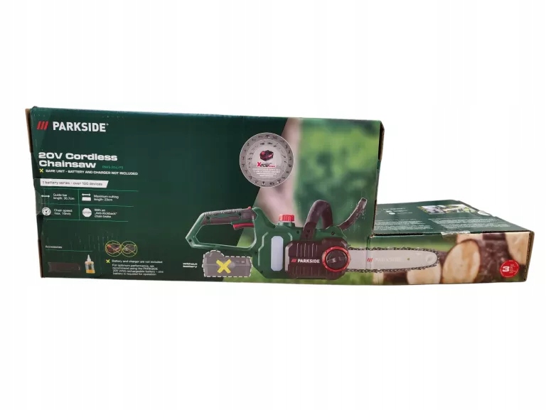 Parkside Akumulatorowa Pilarka Łańcuchowa 20 V, Paks 20-LI F5