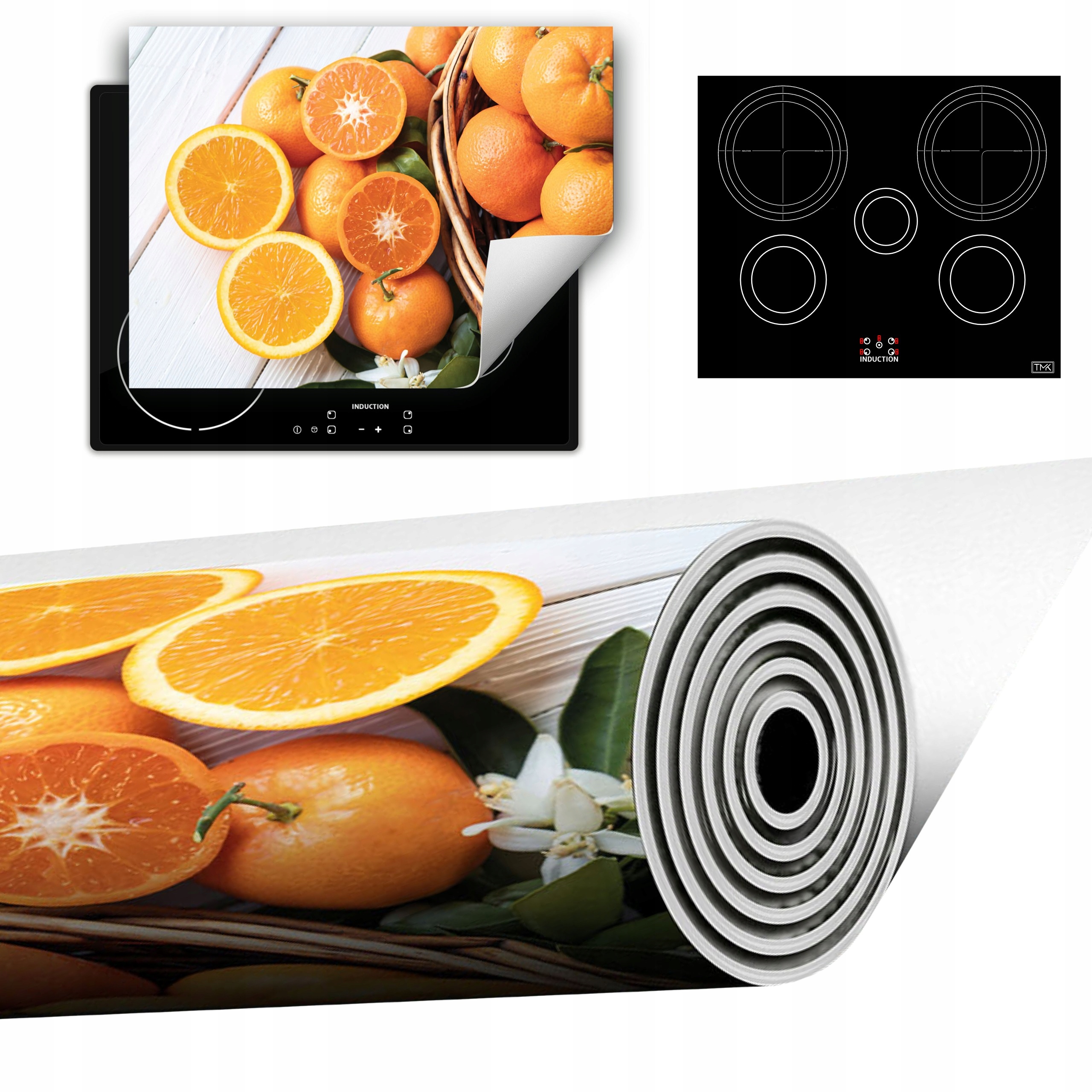 Vinylová Podložka Do Kuchyně Více Místa 70x52 Oranžová dřevo