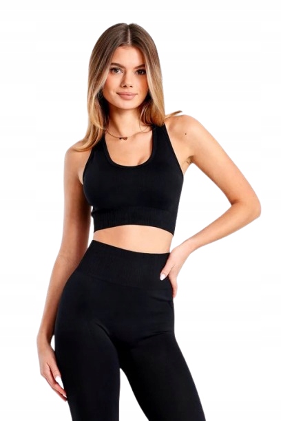 Make Us Strong Biustonosz Sportowy Soho Top Black Czarny r. L