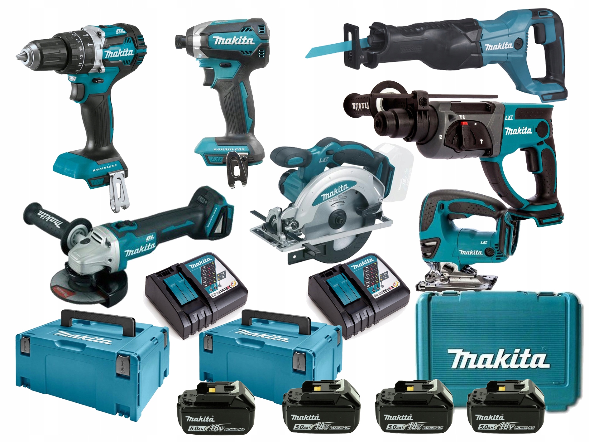 ZESTAW COMBO 7 NARZĘDZI 18V LXT