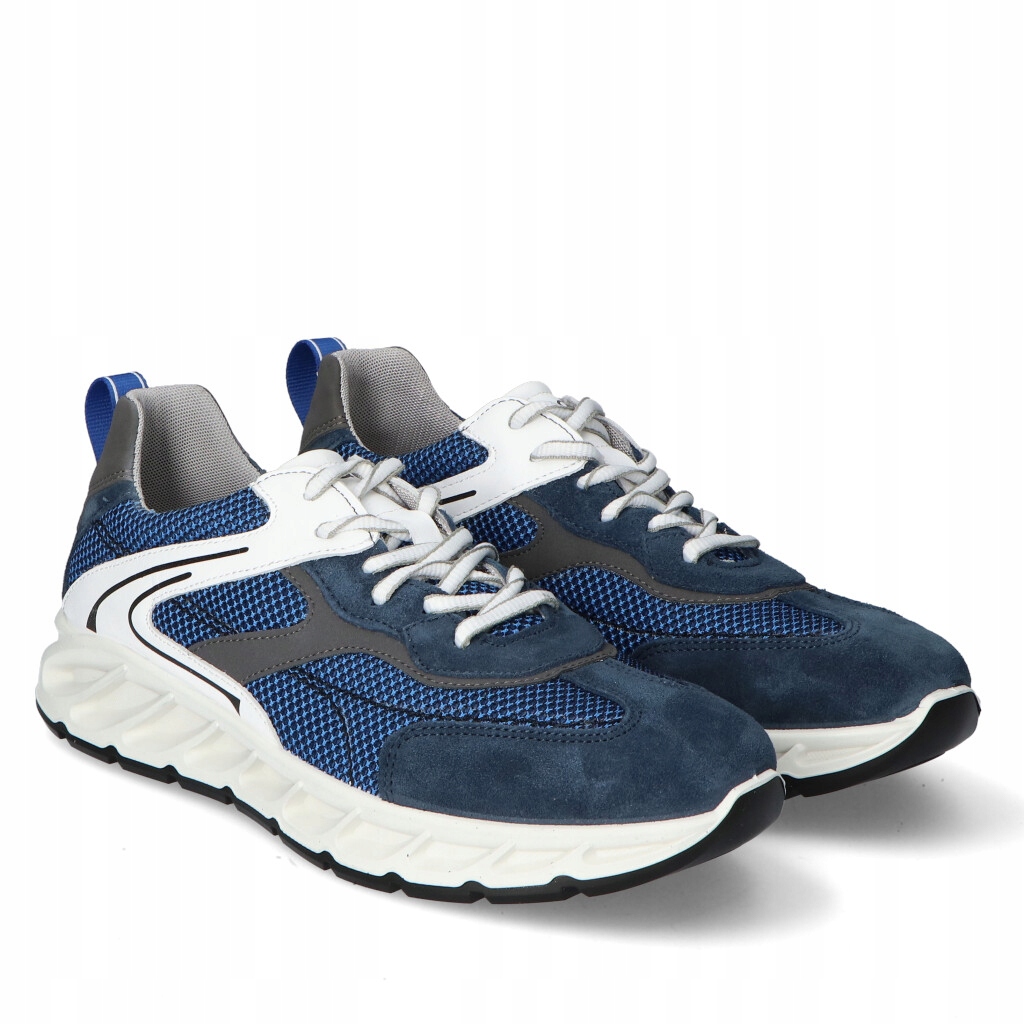 Tenisky Igi&co 7126600 Tmavě modrá semišová barva 42