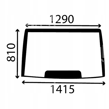 sklo Case Magnum 7210 7220 7230 7240 přední