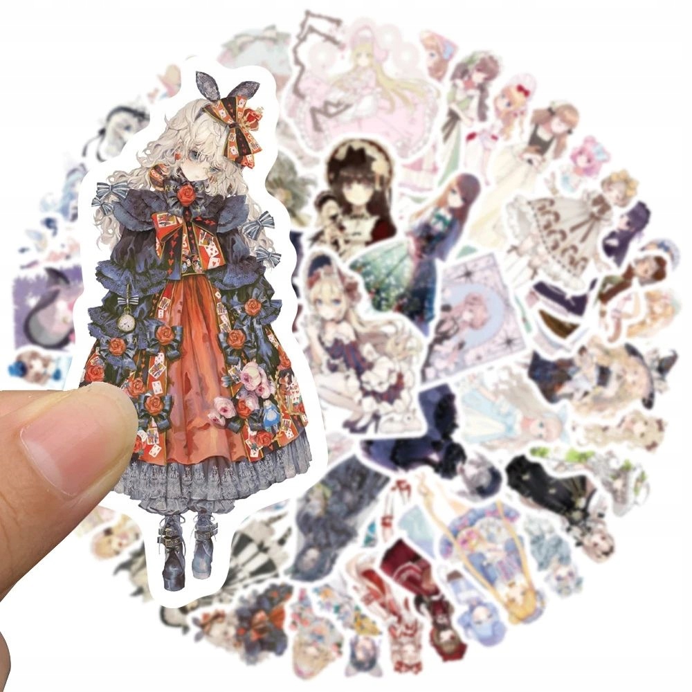 

Naklejki Na Tablet Telefon Sticker MIX Lalki 50szt