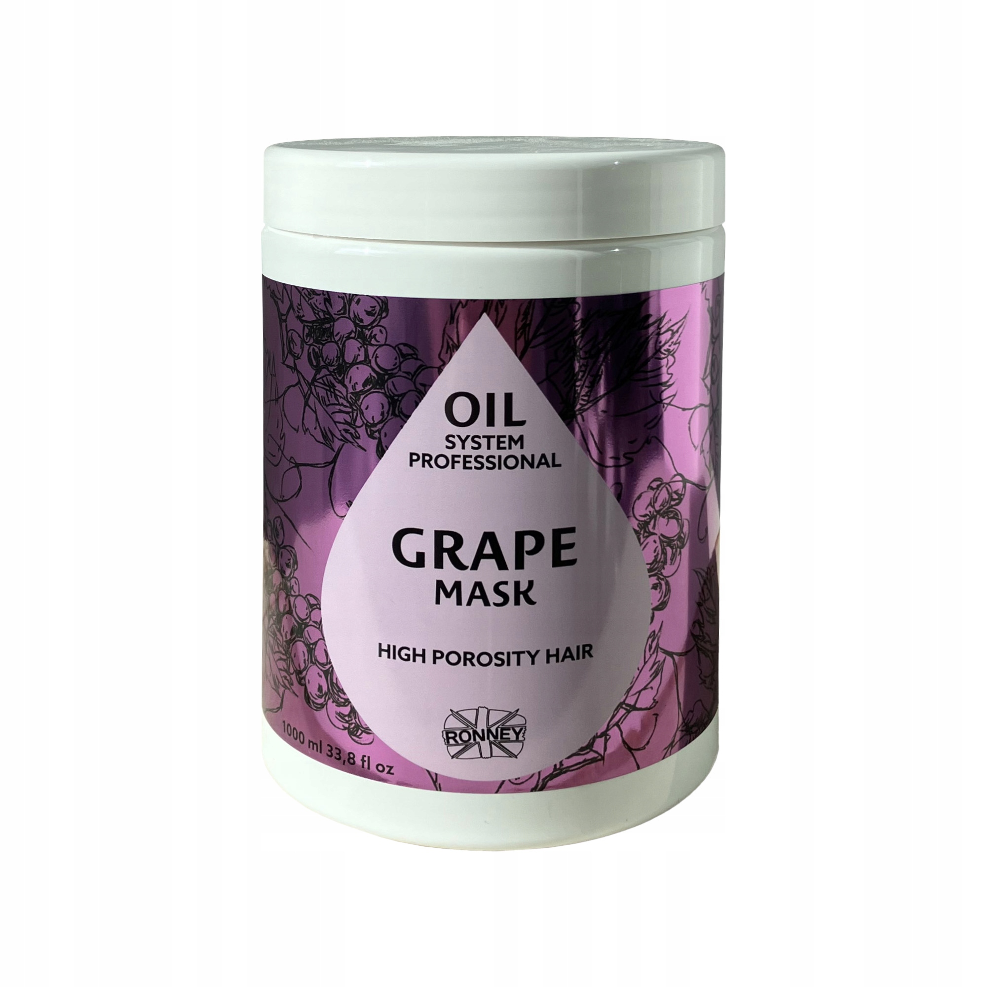 RONNEY ZESTAW KURACJA DO WŁOSÓW WYSOKOPOROWATYCH Z OLEJKIEM