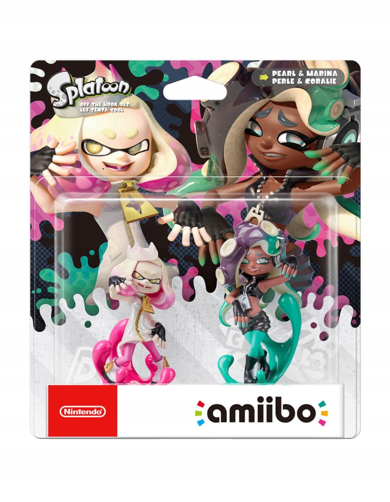 AMIIBO SPLATOON PEARL AND MARINA OFF THE HOOK SET