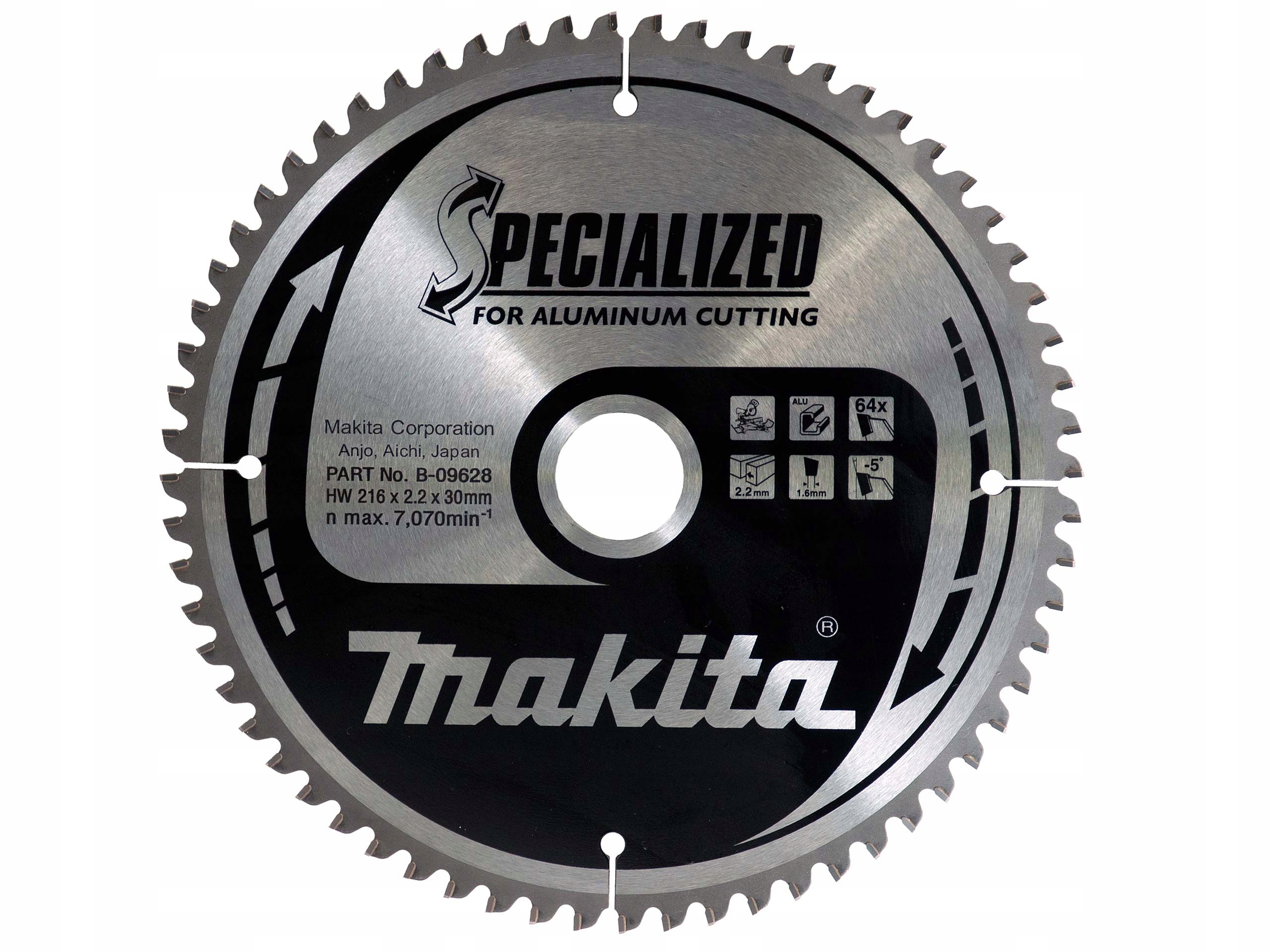 

Makita tarcza 216x30 Z64 B-09628 aluminium
