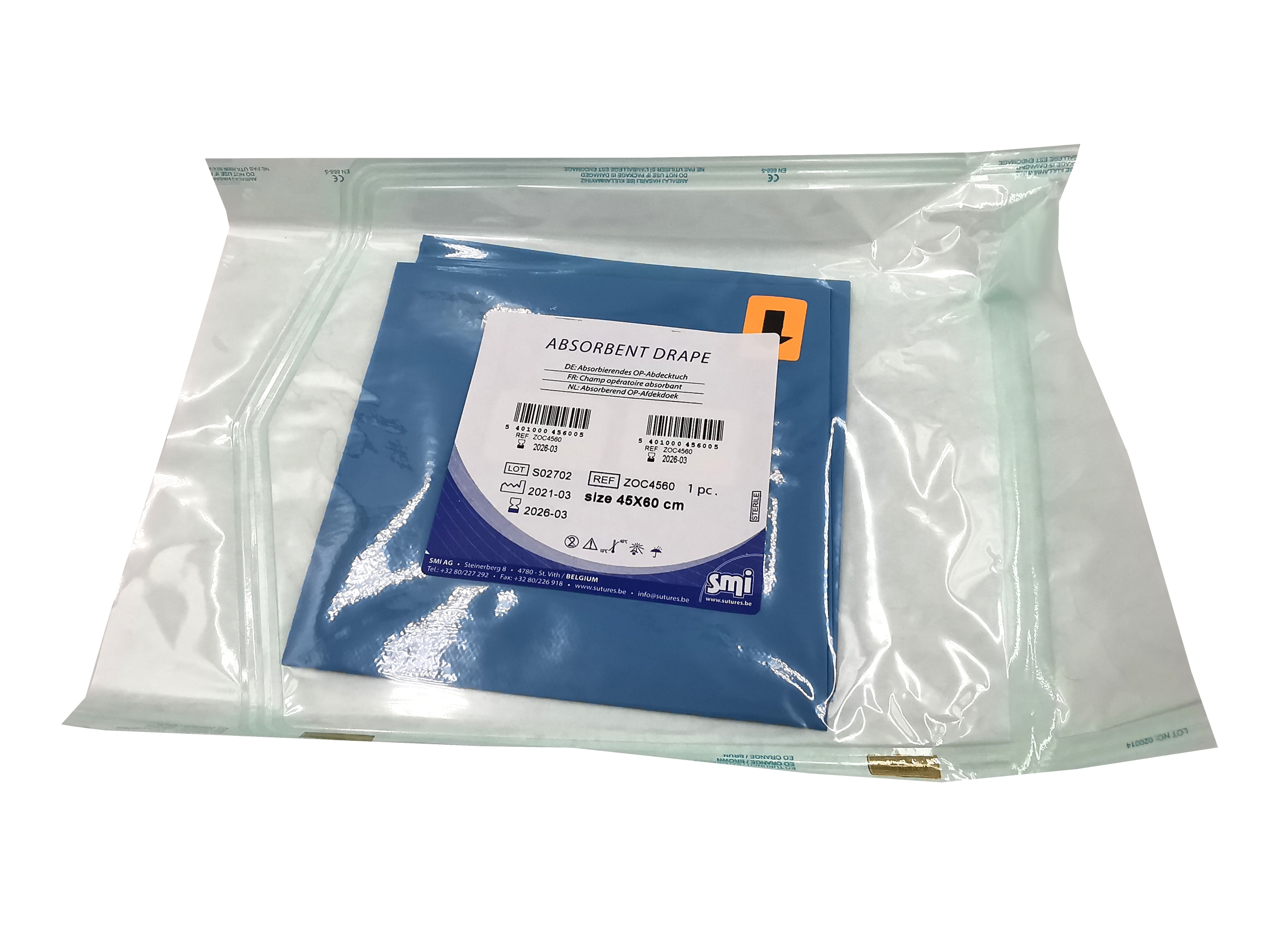 

Serweta chirurgiczna operacyjna 45x60cm 1szt