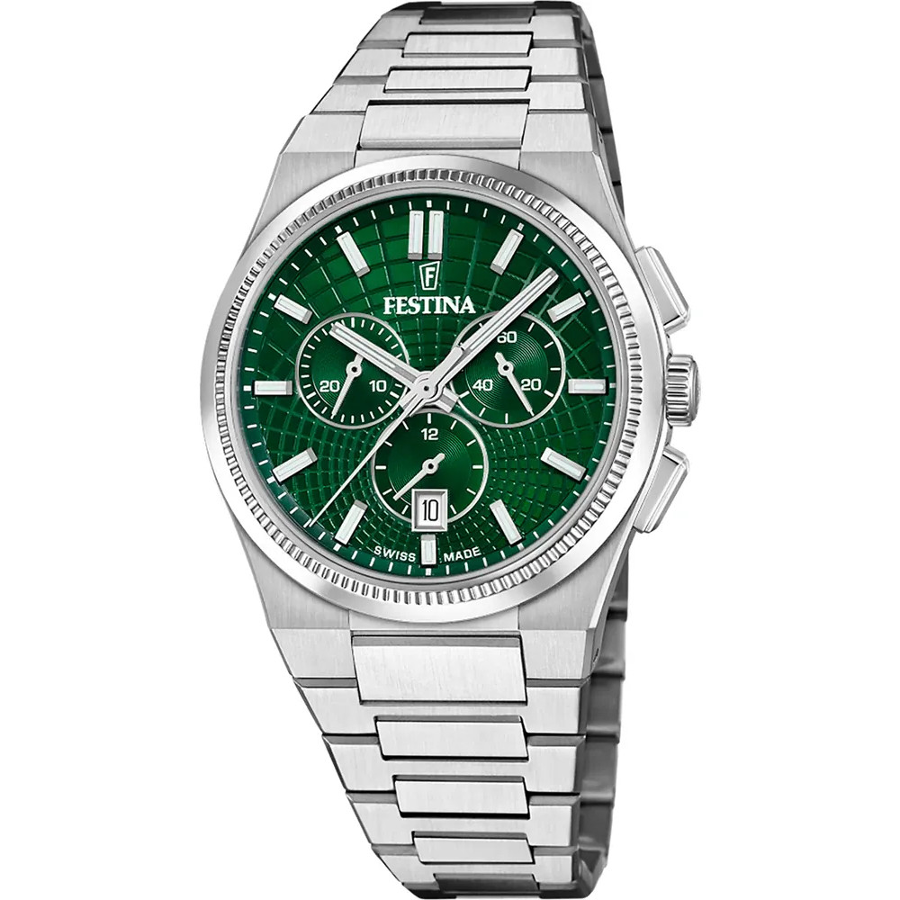 Pánské Hodinky Festina F20059-3 stříbrné