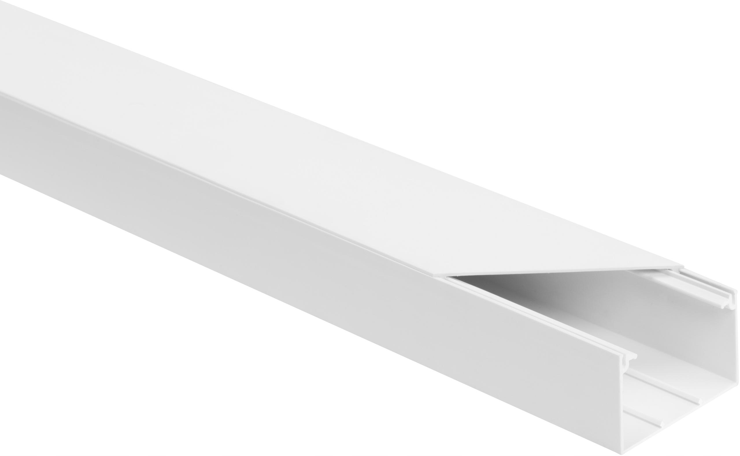 Elektroinštalačná lišta kpl. Biela Ls 60x40 2m (balenie 8ks)