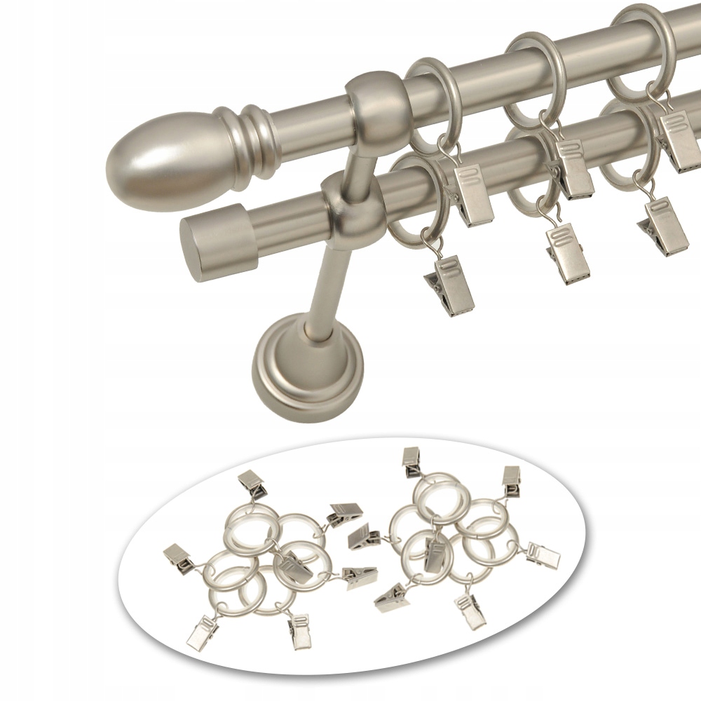 

Karnisz do mieszkania podwójny 180 cm Classic Max