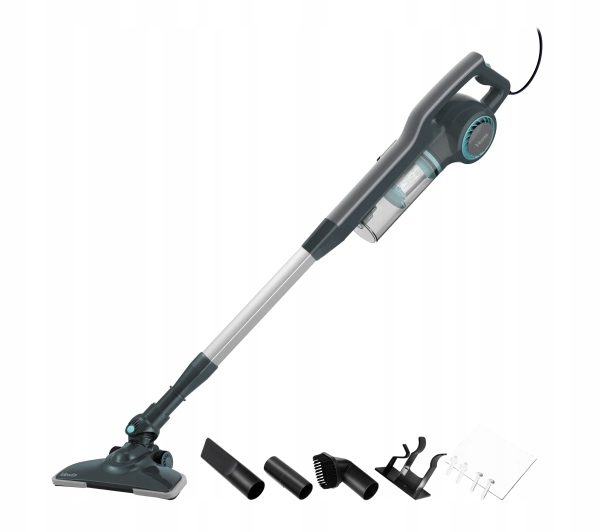 Odkurzacz pionowy Vesta EVC02B 2w1 600W Hepa H11 0,9L 5 Metrów 3 Szczotki