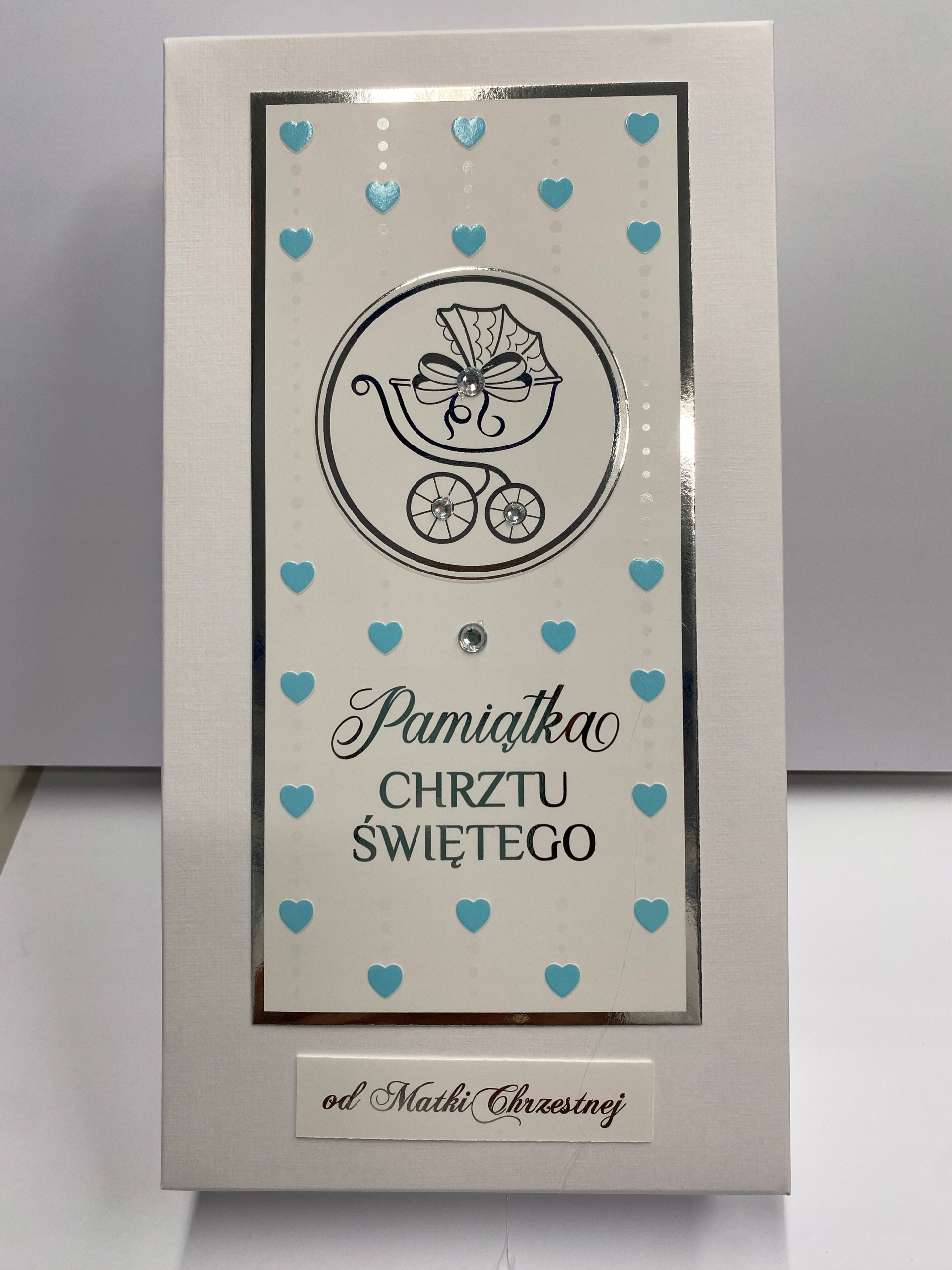 Pudełko Kartka W dniu Chrztu Św. Matka Chrzestna