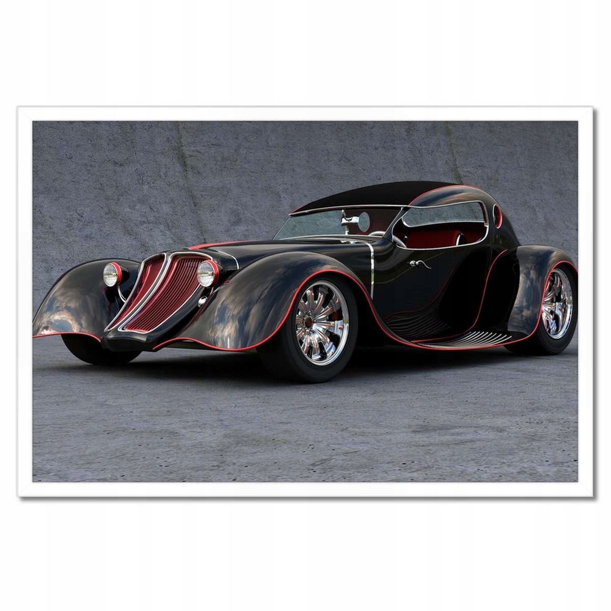 Plakáty v rámu 60x40 Hot Rod Auto