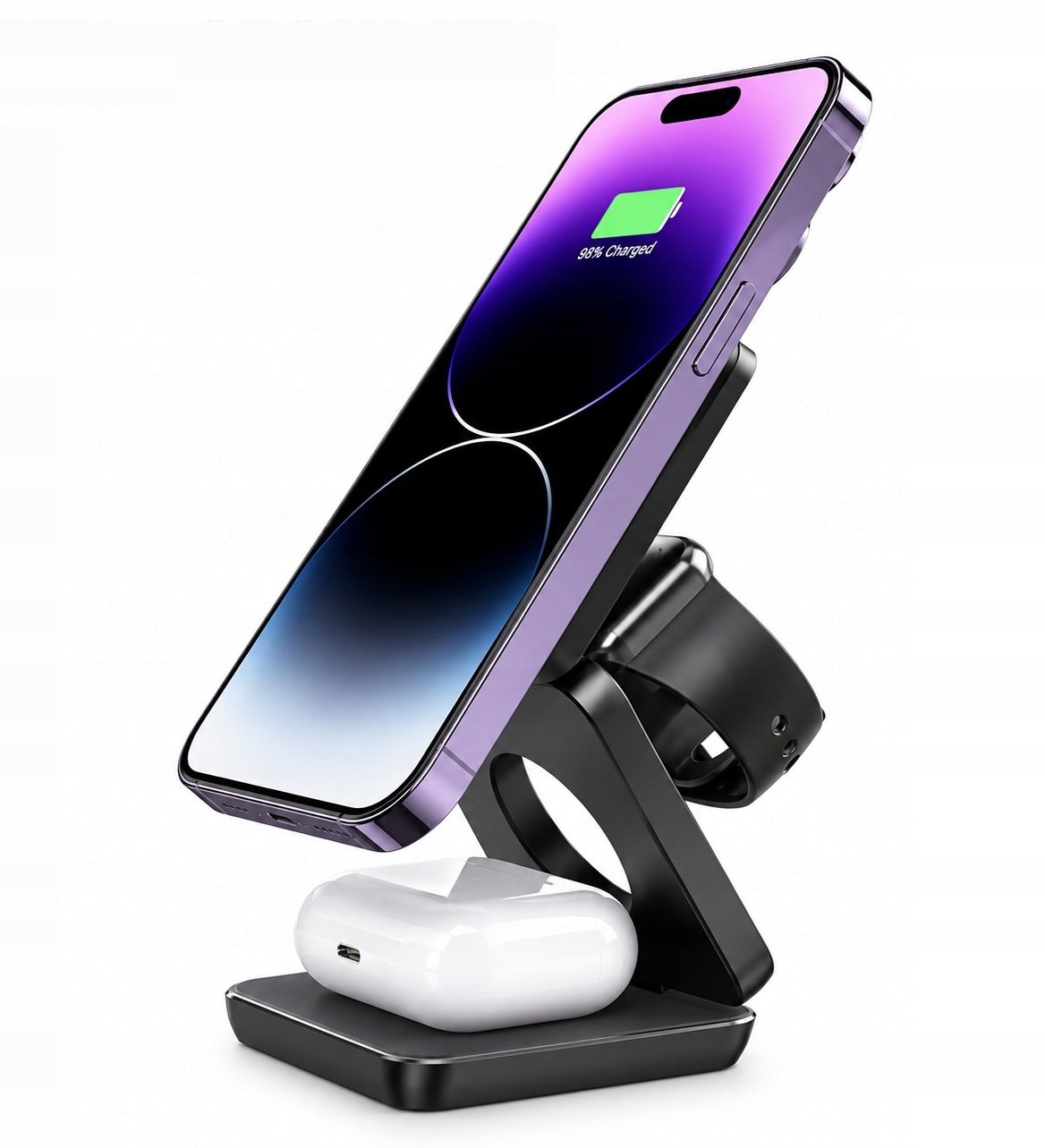 Magnetická skládací nabíječka MagSafe pro chytrý telefon Chytré Hodinky Sluchátka