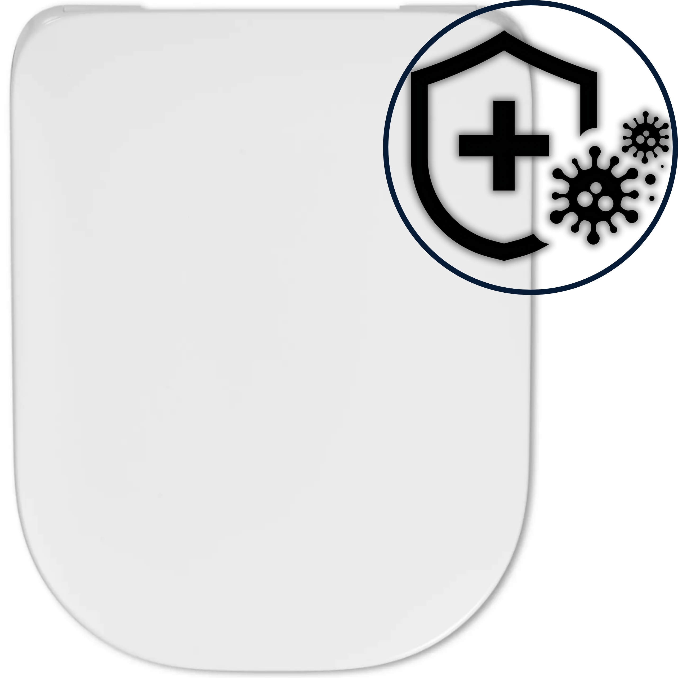 Deska sedesowa wc SLIM do ROCA GAP wolnoopadająca antybakteryjna mikrofibra Marka Hamberger