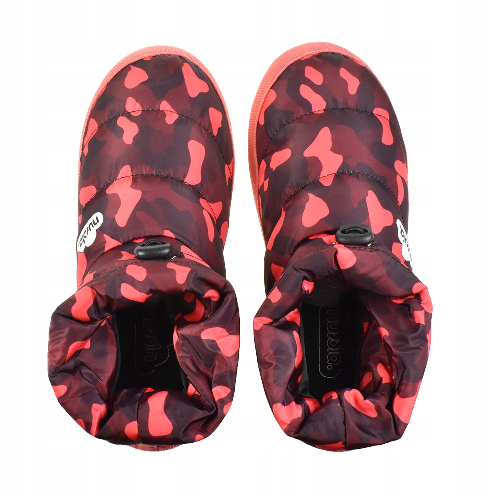 Pantofle Nuvola zimní zateplené boty Boot Home Printed Camuffare Red 34-35
