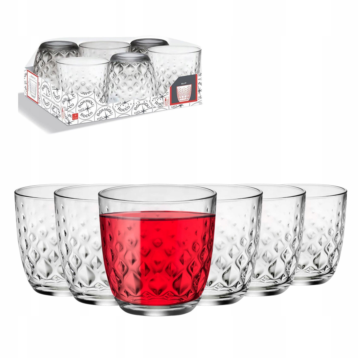 

Szklanki do soków Glit Bormioli Rocco 300 ml 6 szt