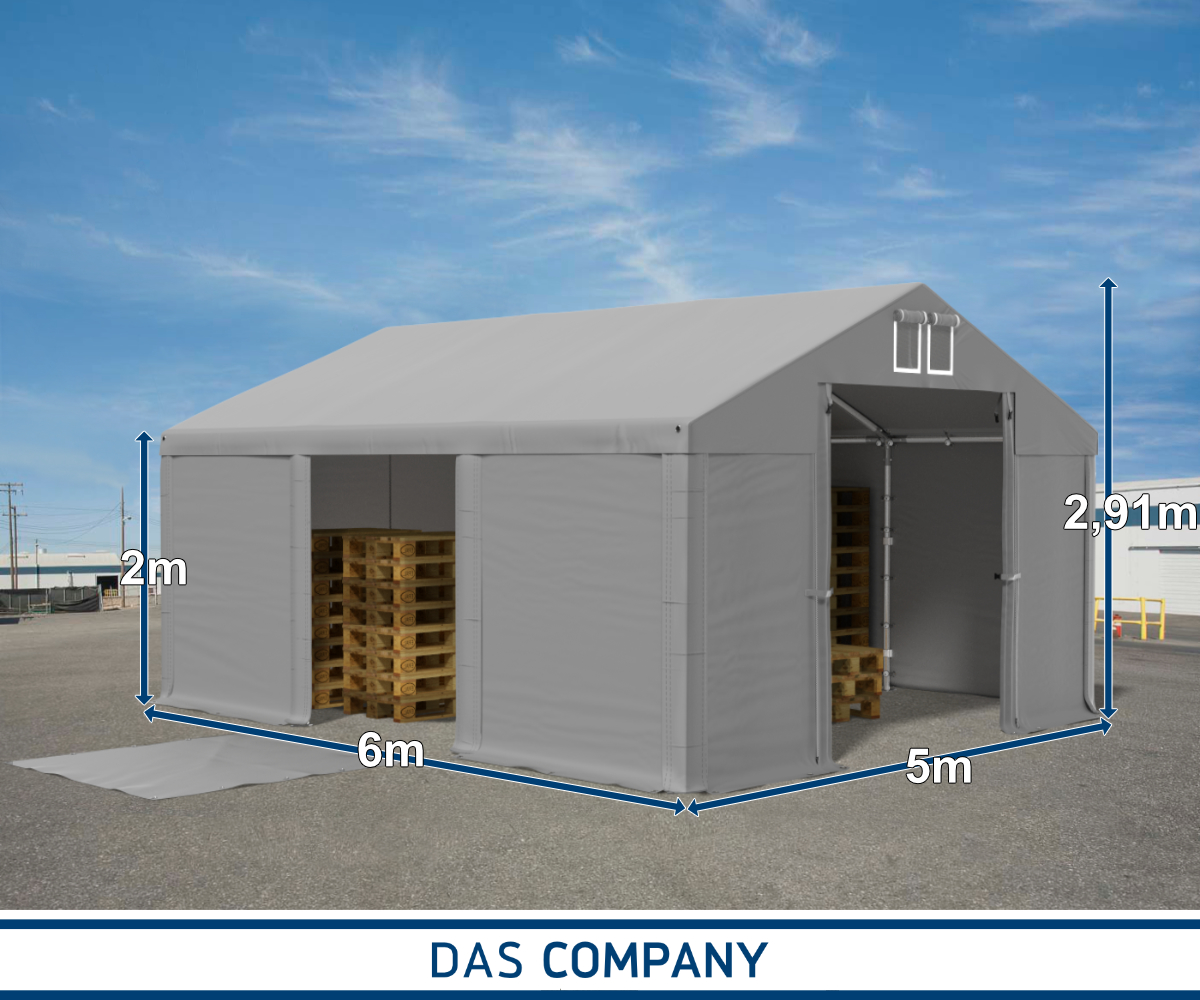 Namiot STANDARD 5x6 magazynowy RÓŻNE KOLORY Długość 6 m