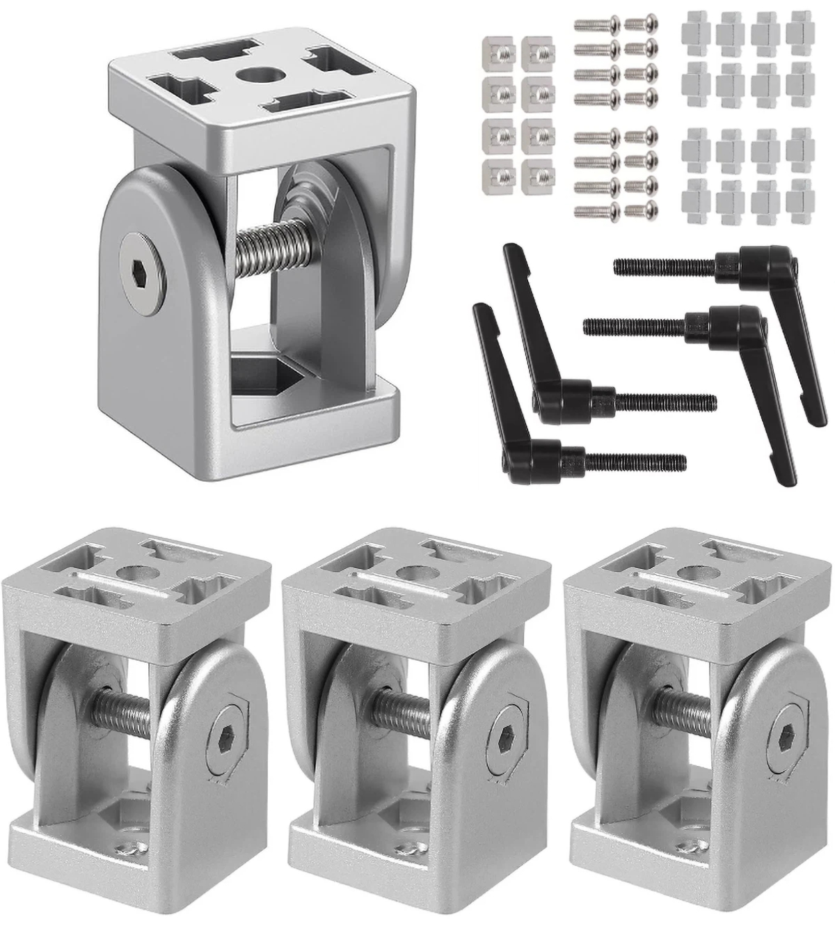 Set Kloubová spojka 40x40 pro konstrukční profily drážek 4x