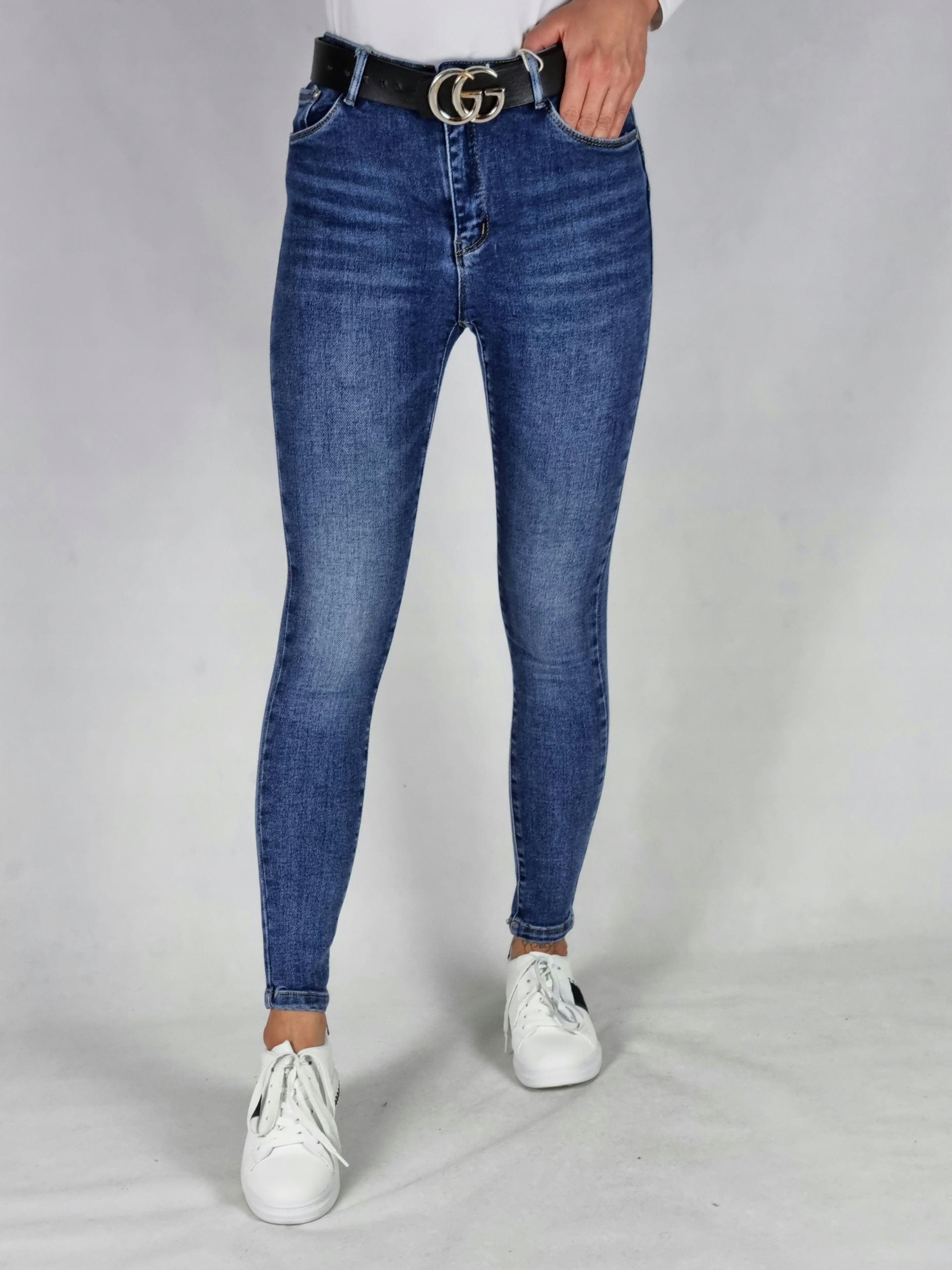 М. Сара джинсовые брюки классический размер 28 цвет синий