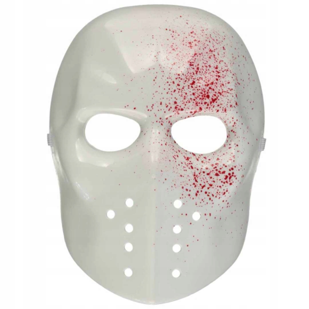 MASKA HOKEJOWA halloween MORDERCA PSYCHOPATA jason hockeyowa BIAŁA zabójca