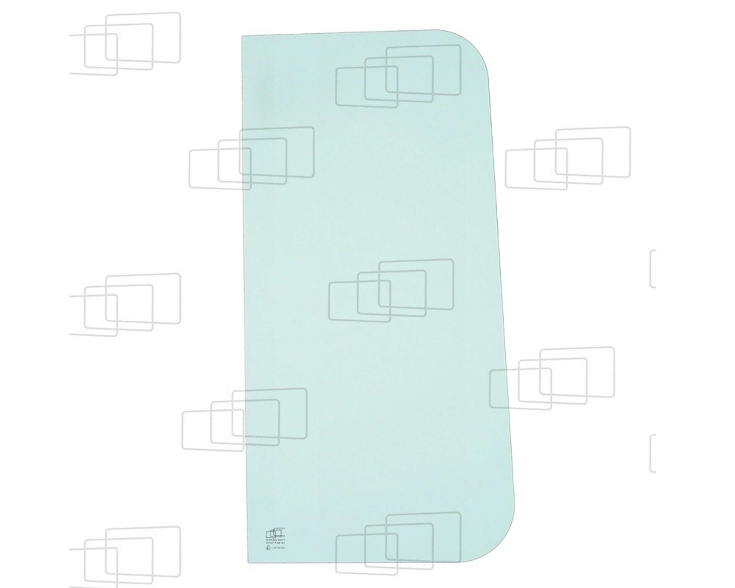 sklo buldozer Komatsu levé boční 17A-Z11-1330