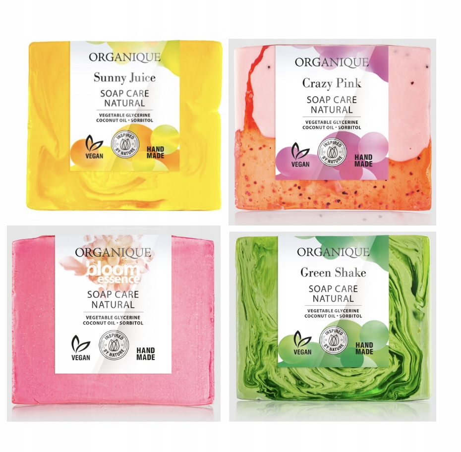 Set 4 ks Mýdla Organique 100 g