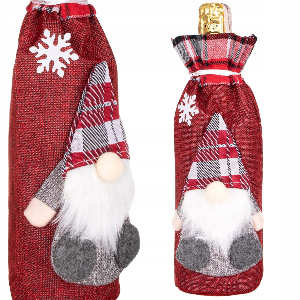 UBRANKO POKROWIEC NA BUTELKĘ ETUI PREZENT ŚWIĘTA