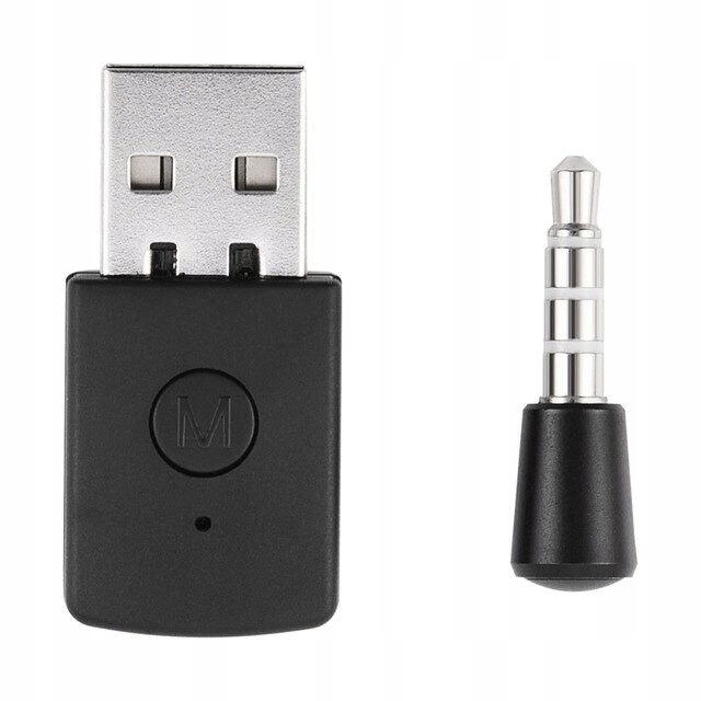 ADAPTER BLUETOOTH 5.1 SONY PS4 PS5 SŁUCHAWKI AUDIO ODBIORNIK SŁUCHAWKOWY