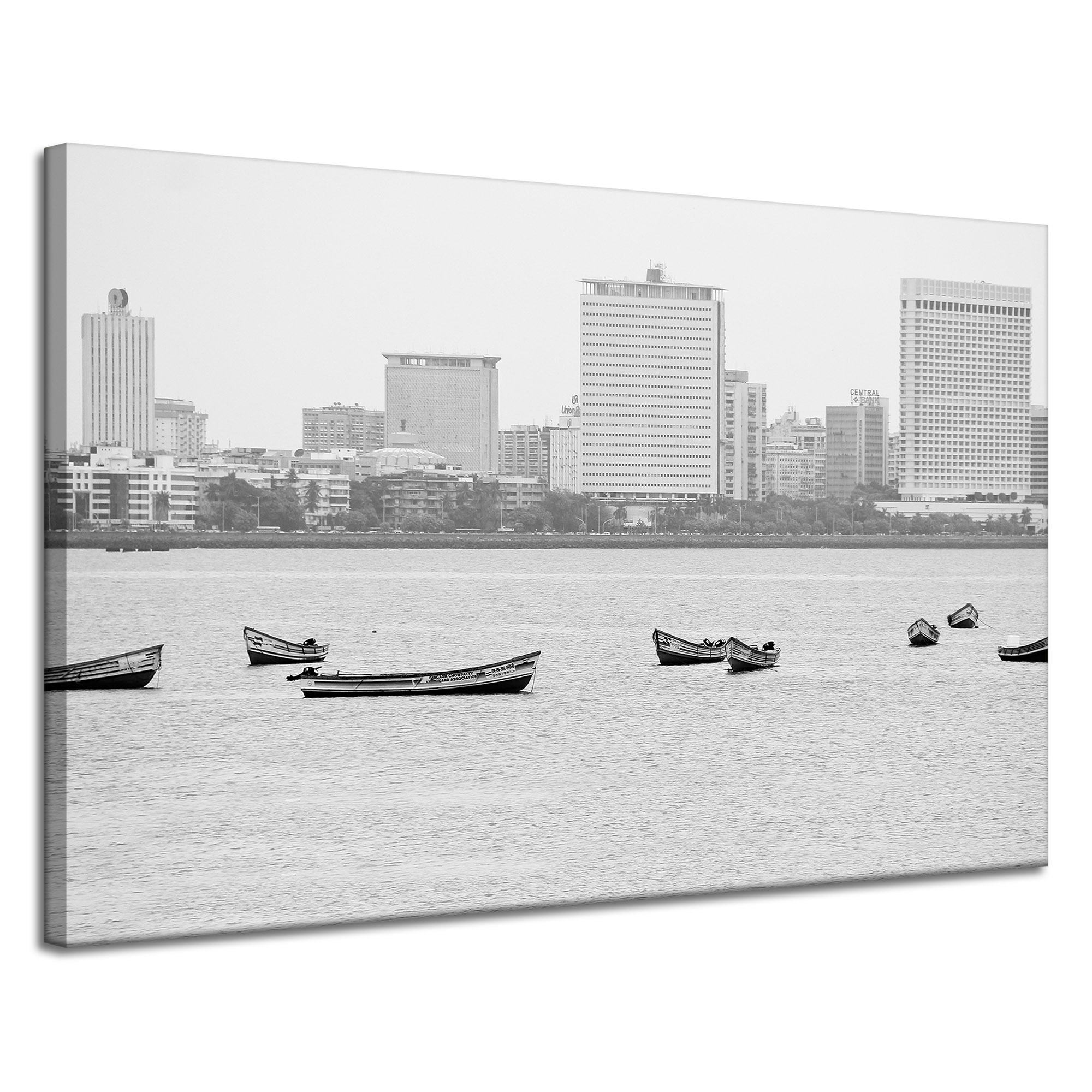 Obraz Canvas Architektura Lodě pozadí města 120x80
