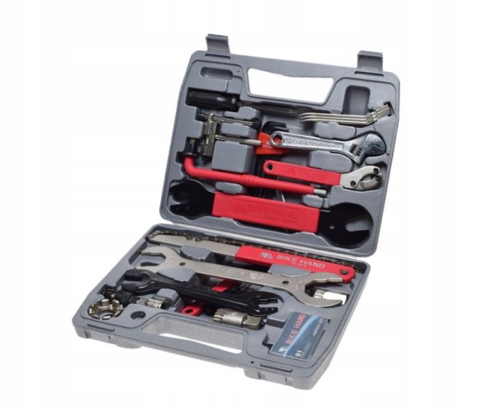 ZESTAW KLUCZY ROWEROWYCH W WALIZCE BIKE HAND