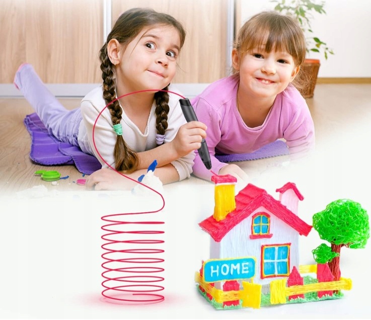 FILAMENTY WKŁADY DO DŁUGOPISU PEN 3D PLC DUŻY ZESTAW 20 KOLORÓW 1,75MM Kod producenta 6TL05460546