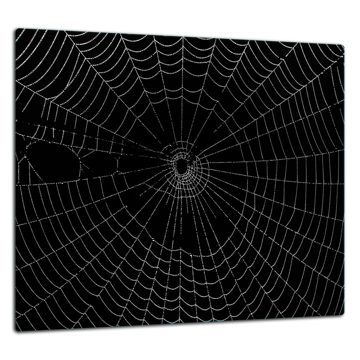 Skleněná Ochranná Deska Panel Lepidlo 65x60 Černá