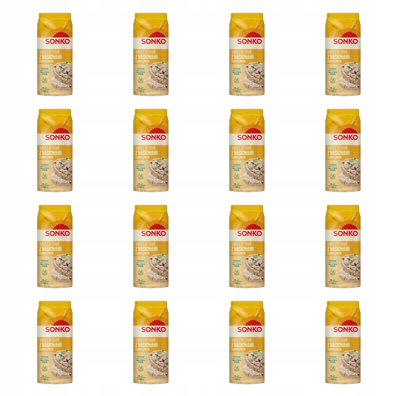 Sonko. Rýžové oplatky se slunečnicí 130 g. X16