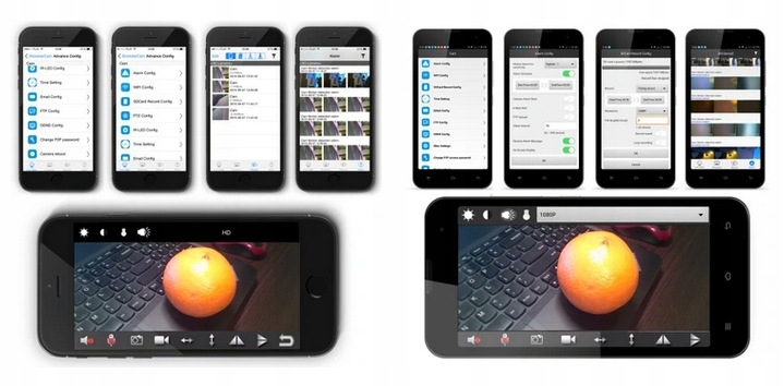 MINI KAMERA IP WIFI P2P NOC 4xIR FULL HD DETEKCJA Model S06NB