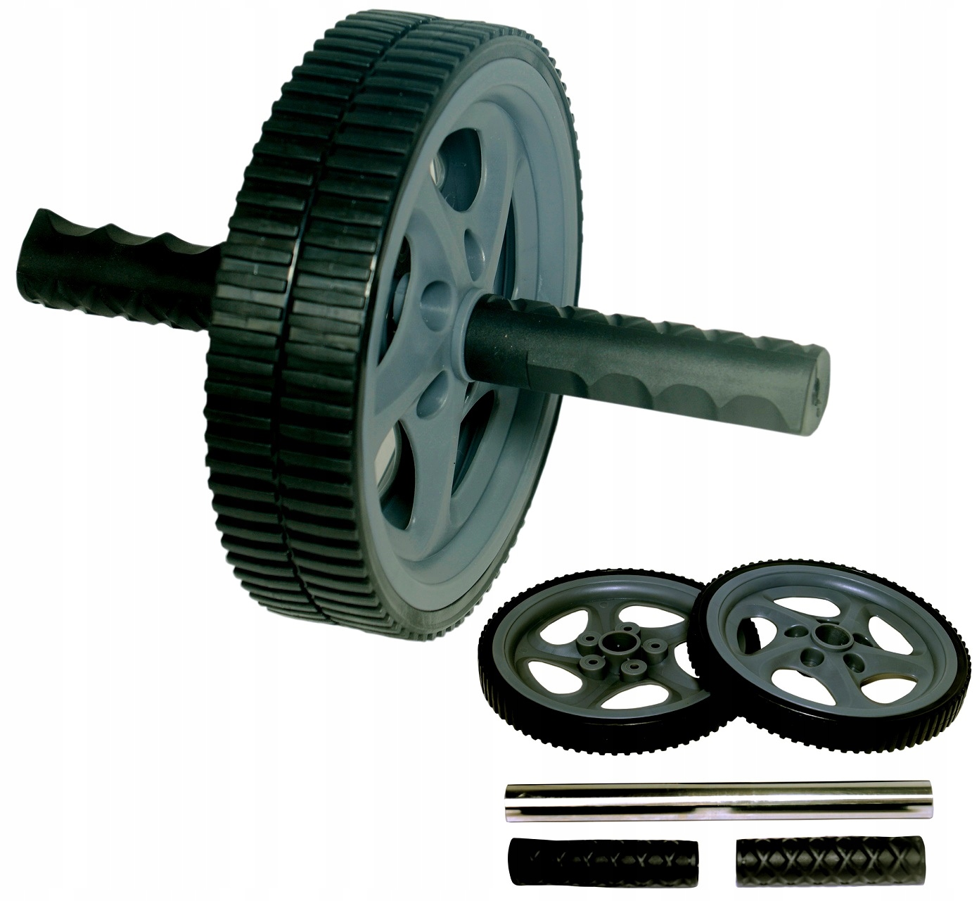 Roller Ab Wheel Kółko Wałek Podwójne Do Ćwiczeń Mięśni Brzucha Eb Fit Gym