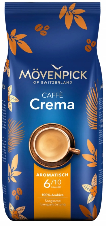 Levně Movenpick Caffe Crema Káva Zrnková 1 kg