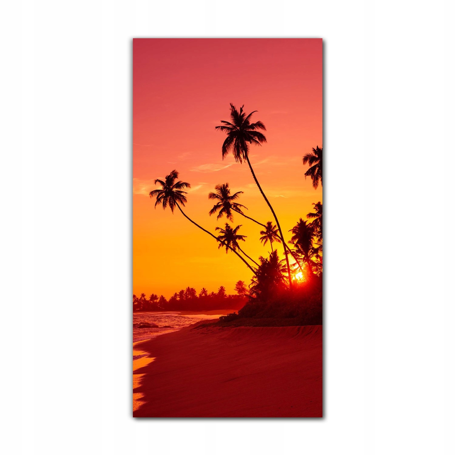 

Foto-obraz szklany do salonu 70x140 Plaża tropiki
