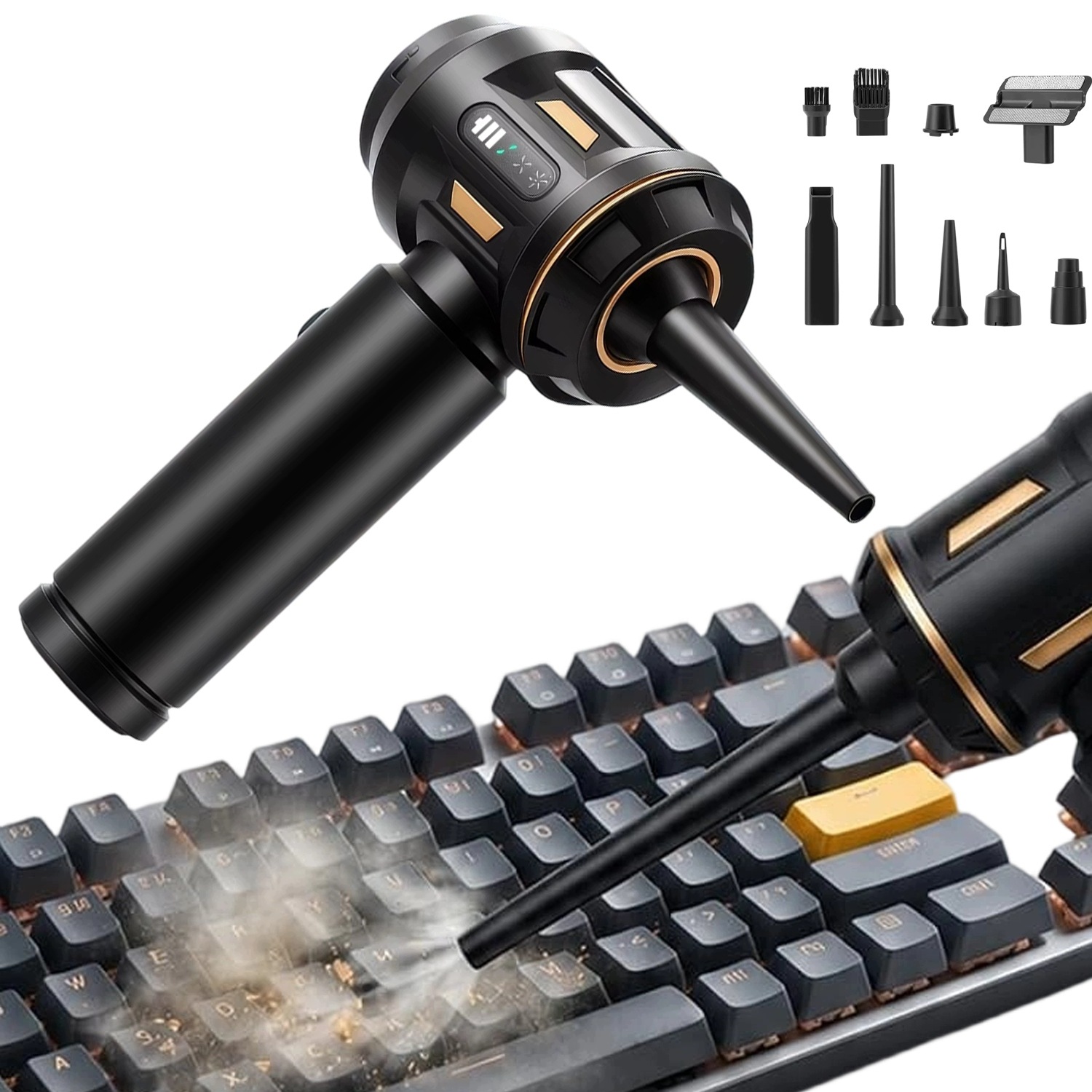Vysavač Mini Vysavač Přenosný Bezdrátový Akumulátorový Výkonný