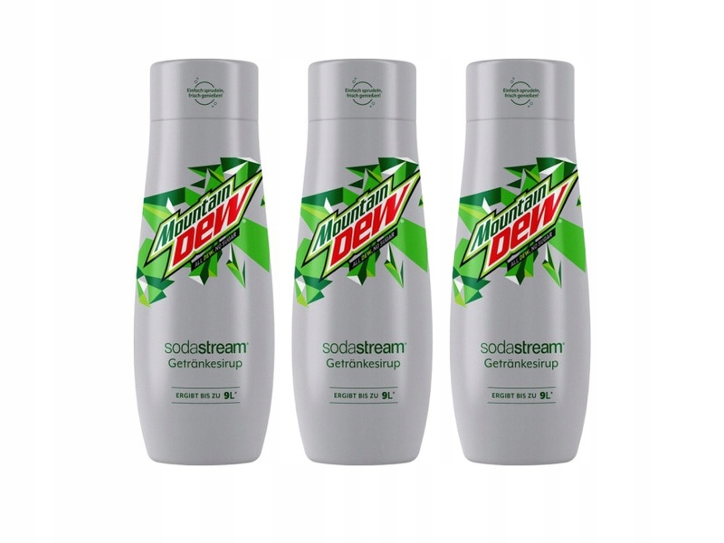 Syrop SODASTREAM Mountain Dew Light 3 x 440 ml