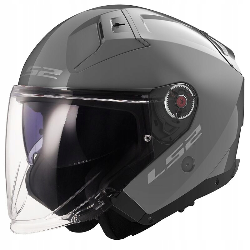LS2 KASK MOTOCYKLOWY OTWARTY OF603 INFINITY II SOLID NARDO GREY M Producent LS2