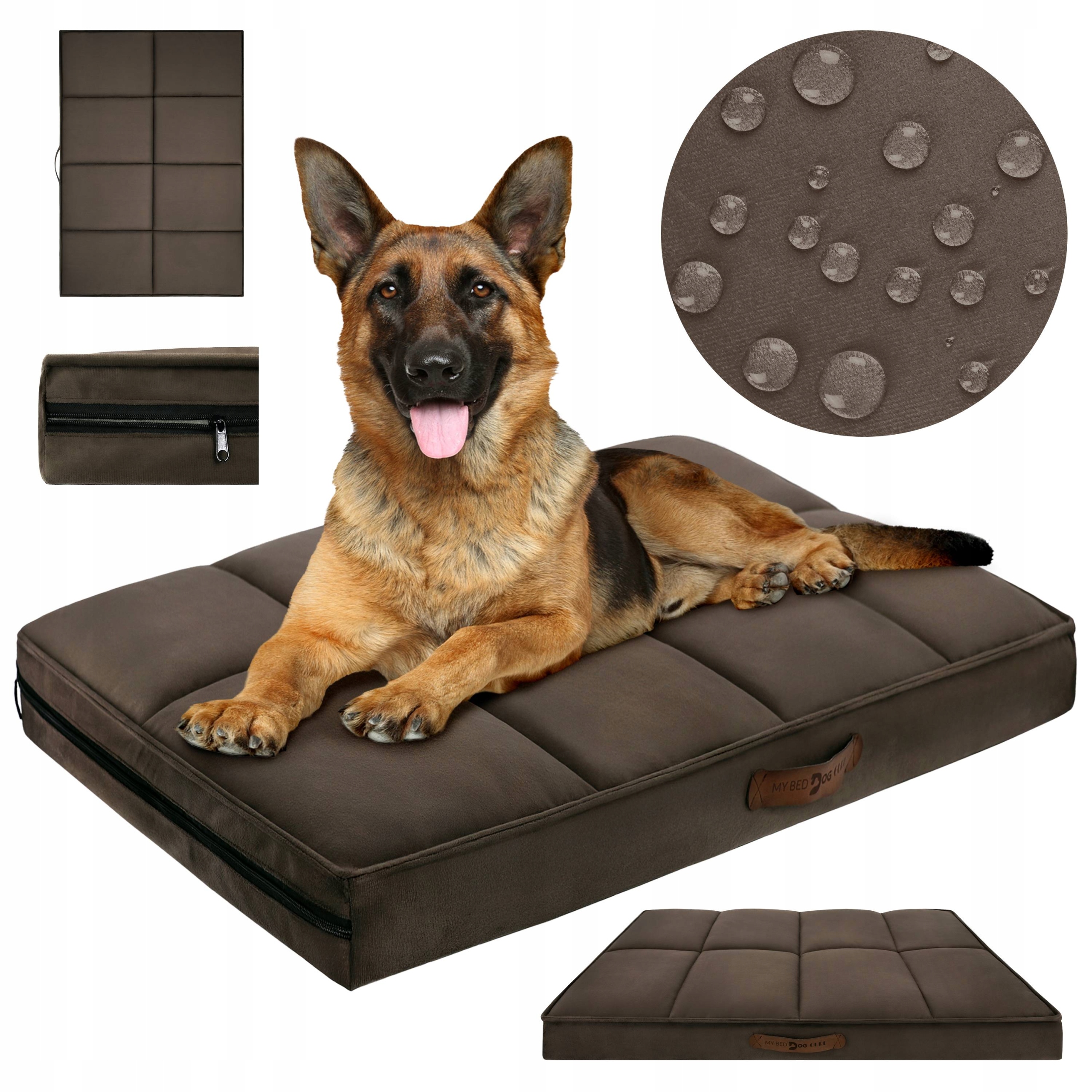 Levně Ortopedický Pelíšek Pro Psy S Voděodolnou Matrace XL 100x70x8 CM Se Zipem