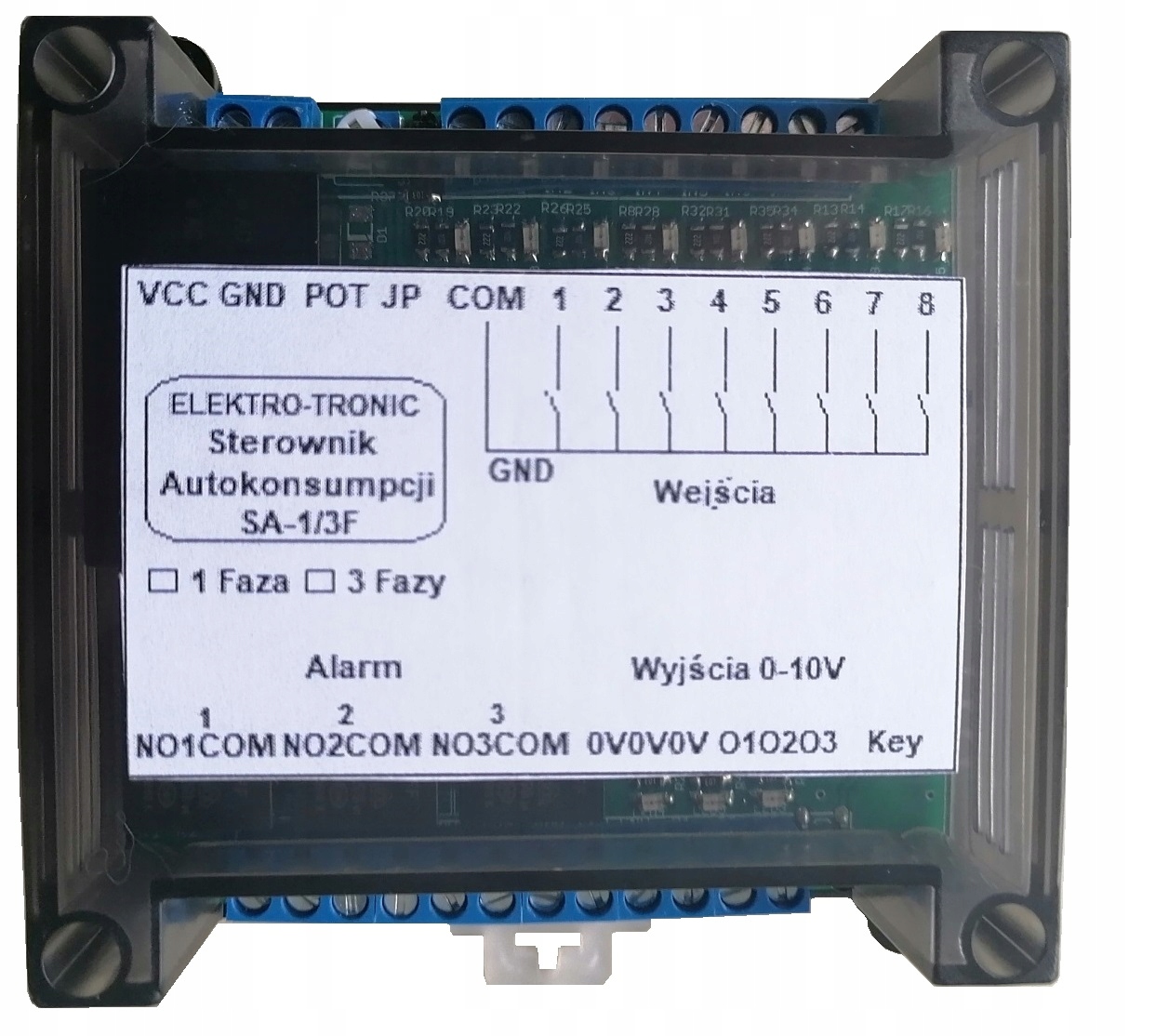 Regulátor autospotreby SA-1F Fotovoltaika neodovzdáva energiu do siete 1F